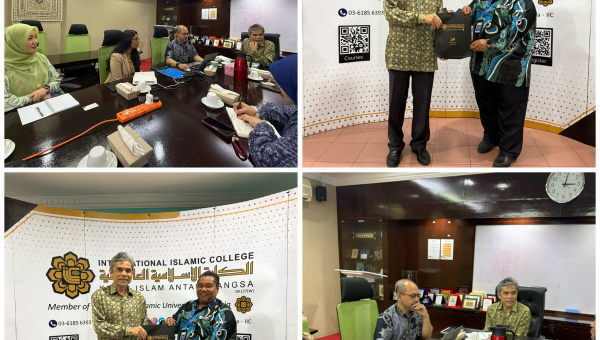LAWATAN PERBINCANGAN KERJASAMA BERSAMA INTERNATIONAL ISLAMIC COLLEGE